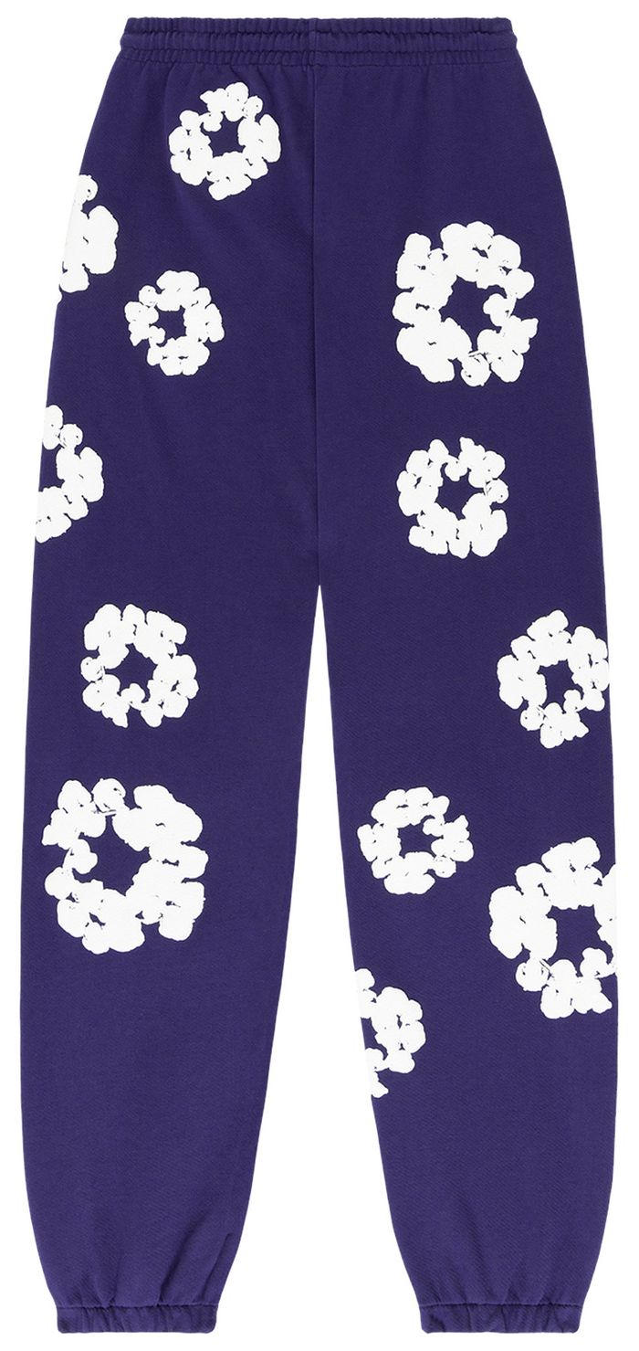 Denim Tears The Cotton Wreath Sweatpants 'Purple'