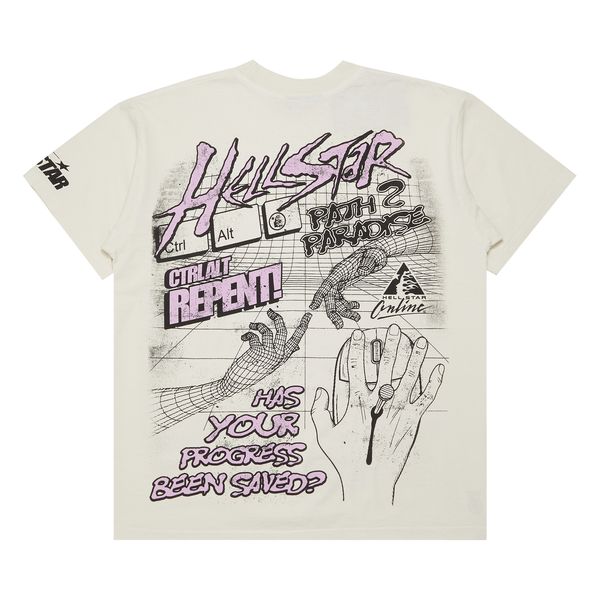 Hellstar Online T-Shirt 'White'