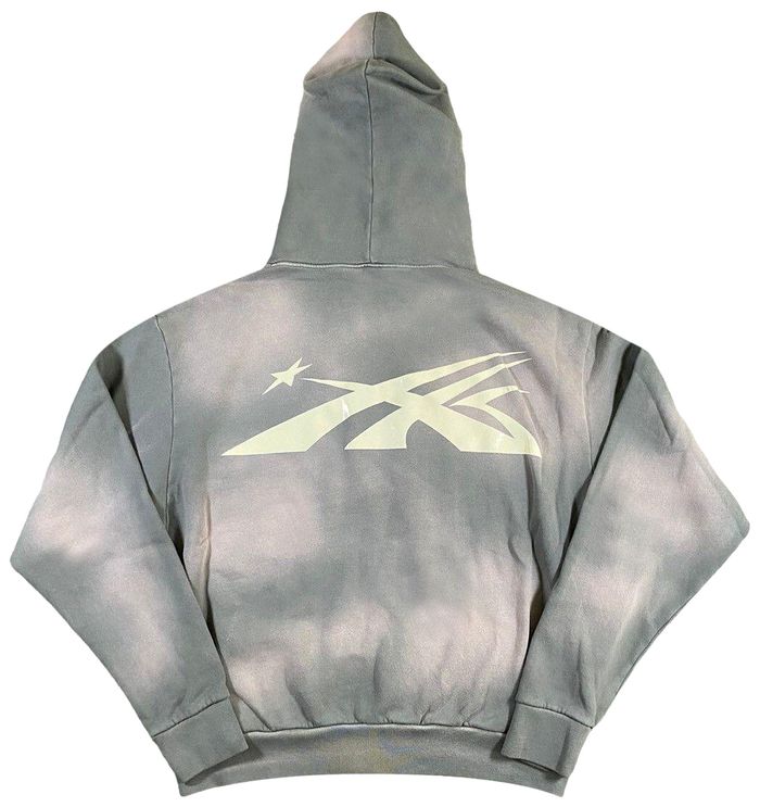 Hellstar Zip Up Sweatshirt 'Grey'