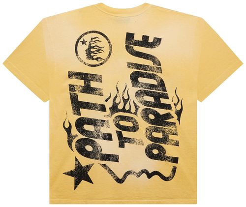 Hellstar Jesus T-Shirt 'Yellow'