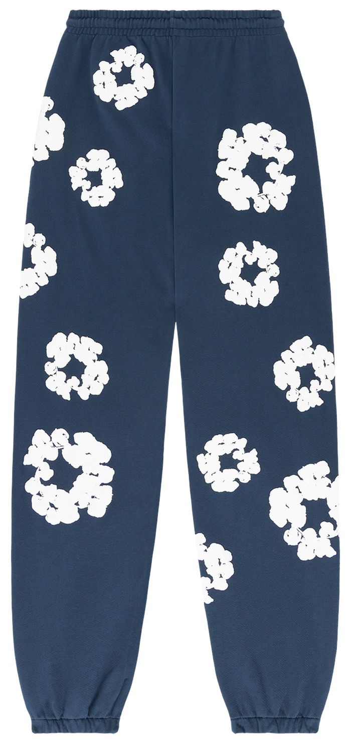 Denim Tears The Cotton Wreath Sweatpants 'Navy'