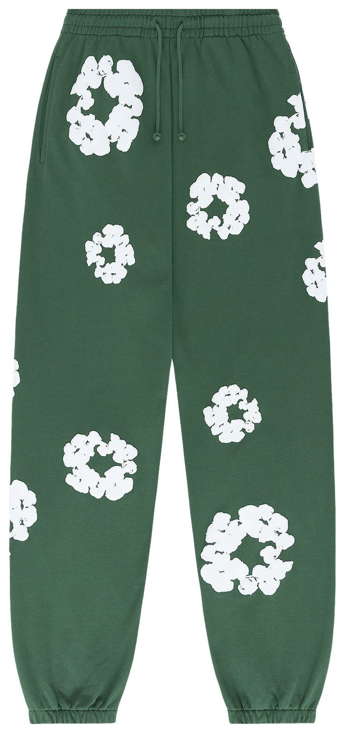 Denim Tears The Cotton Wreath Sweatpants 'Green'