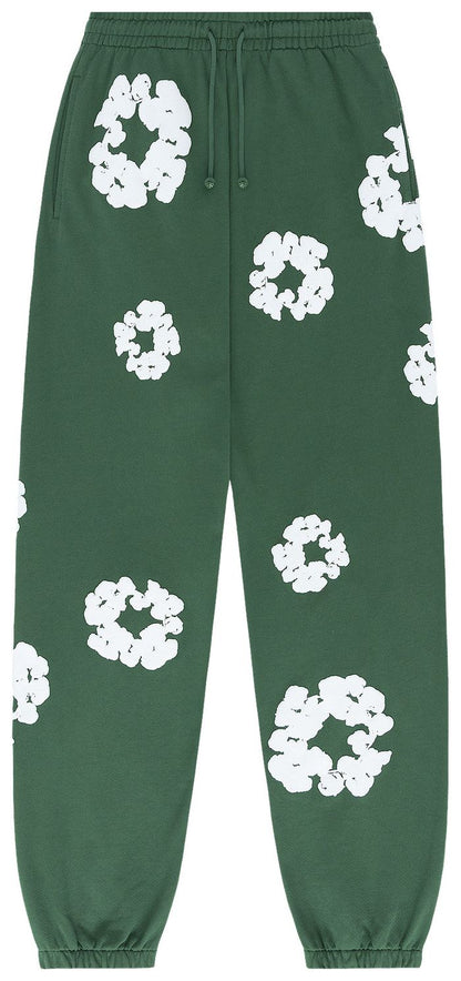 Denim Tears The Cotton Wreath Sweatpants 'Green'
