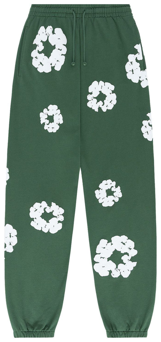 Denim Tears The Cotton Wreath Sweatpants 'Green'