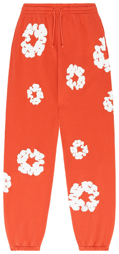 Denim Tears The Cotton Wreath Sweatpants 'Orange'