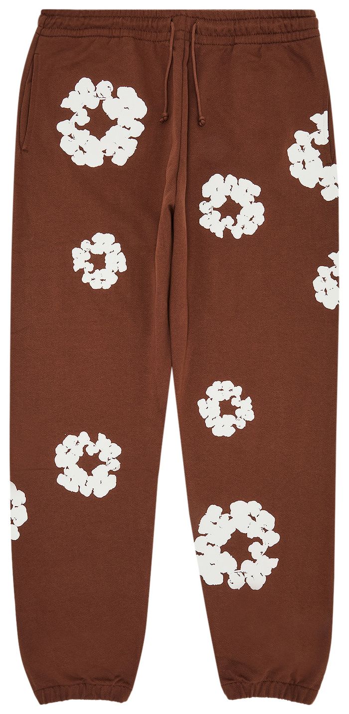 Denim Tears The Cotton Wreath Sweatpants 'Brown'