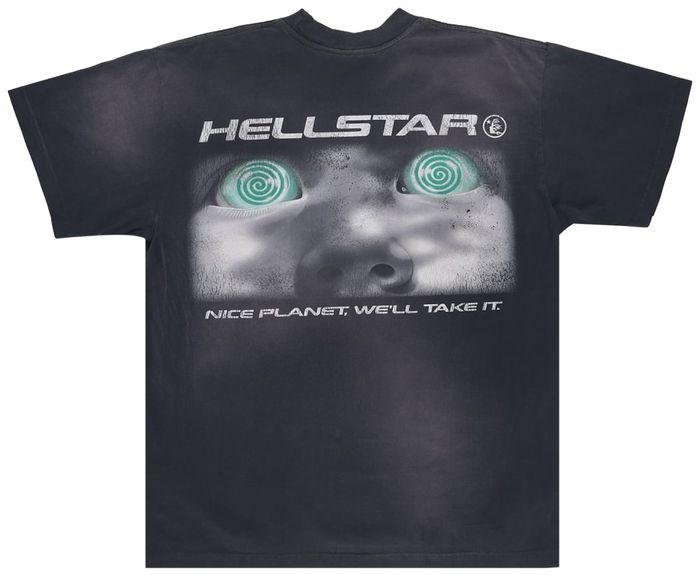 Hellstar Attacks T-Shirt 'Black/Green'