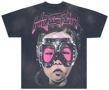 Hellstar The Future T-Shirt 'Black/Pink'