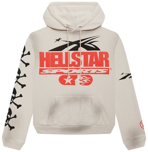 Hellstar If You Dont Like Us Beat Us Hoodie 'White'