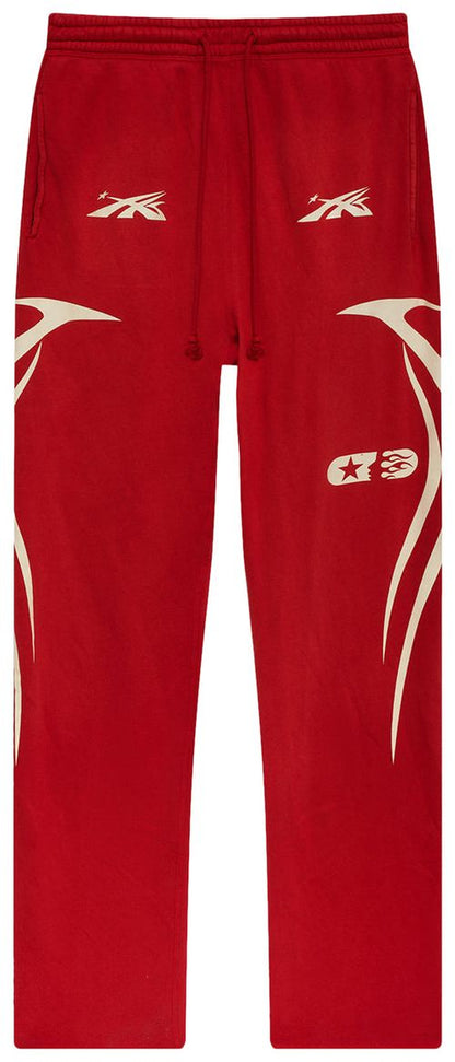 Hellstar Sports Sweatpants 'Red'
