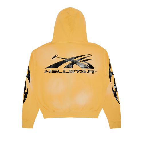 Hellstar Sports Zip Up Sweatshirt 'Yellow'