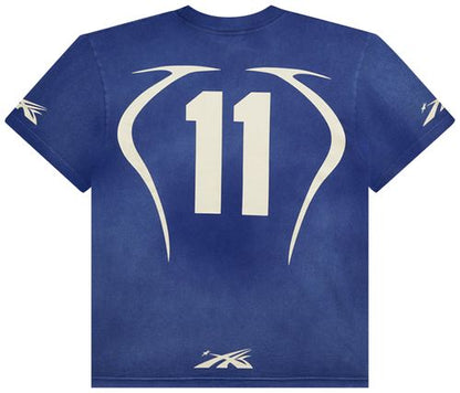 Hellstar Warm Up T-Shirt 'Blue'