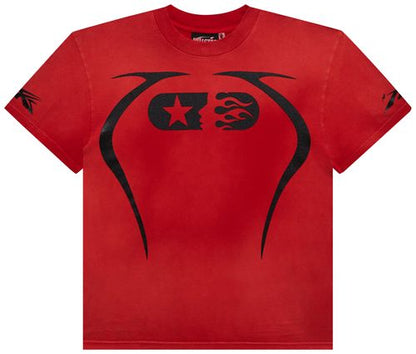 Hellstar Warm Up T-Shirt 'Red'