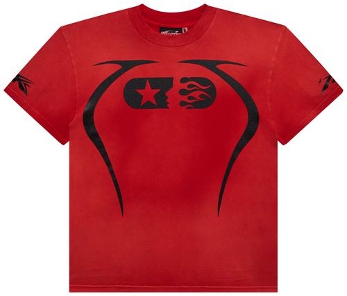 Hellstar Warm Up T-Shirt 'Red'