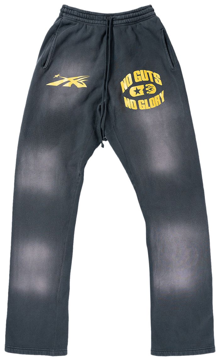 Hellstar No Guts No Glory Sweatpants 'Washed Black'