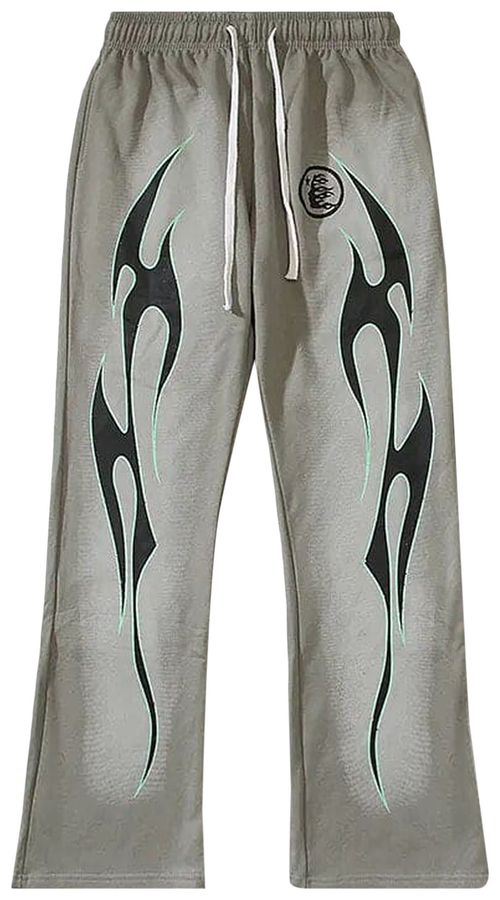 Hellstar Future Flame Sweatpants 'Grey'