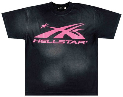Hellstar Classic Tee 'Black/Pink'