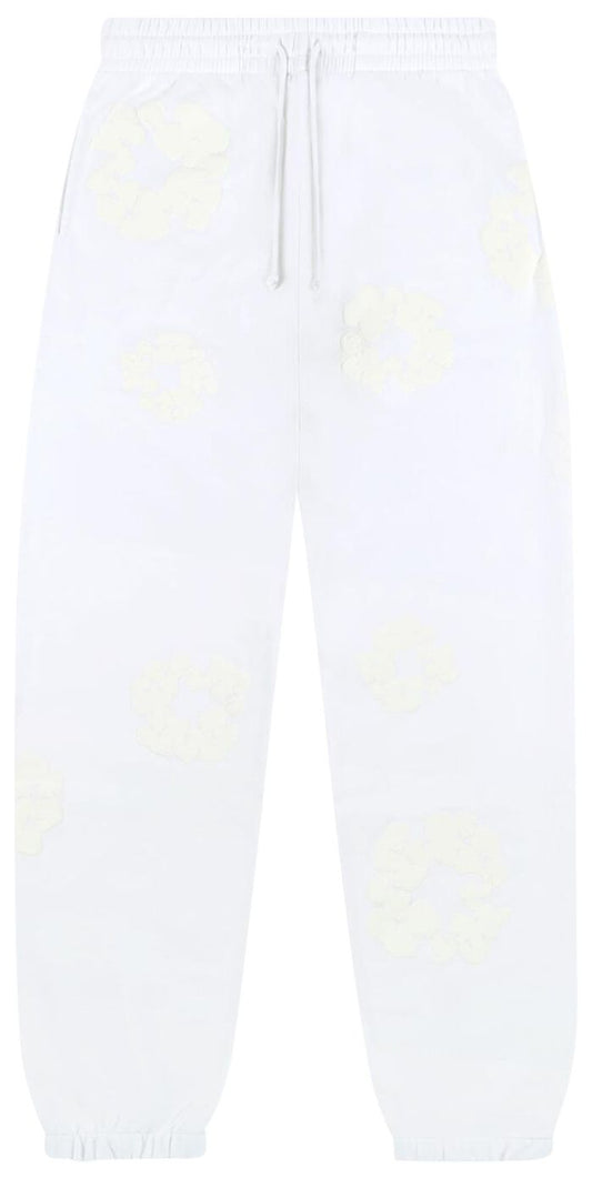 Denim Tears Mono Cotton Wreath Sweatpants 'White'