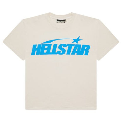Hellstar Classic T-Shirt (Regular Print) 'White/Blue'