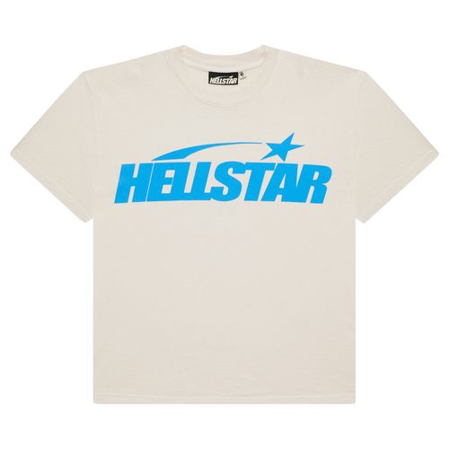 Hellstar Classic T-Shirt (Regular Print) 'White/Blue'