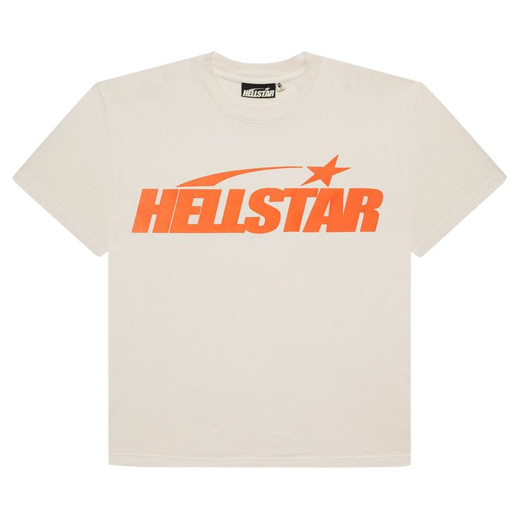 Hellstar Classic T-Shirt (Regular Print) 'White/Orange'