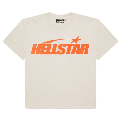 Hellstar Classic T-Shirt (Regular Print) 'White/Orange'