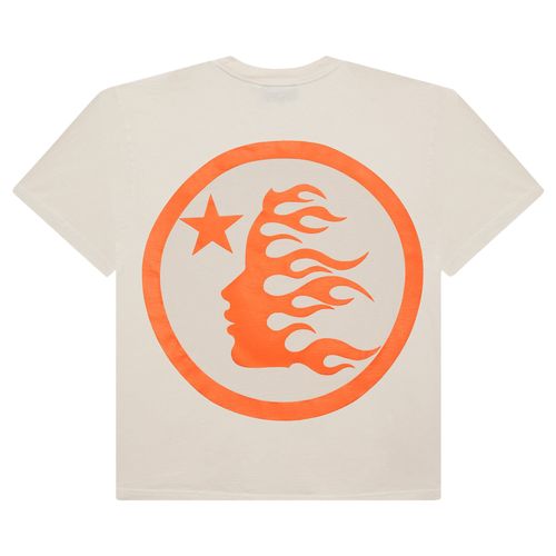 Hellstar Classic T-Shirt (Regular Print) 'White/Orange'