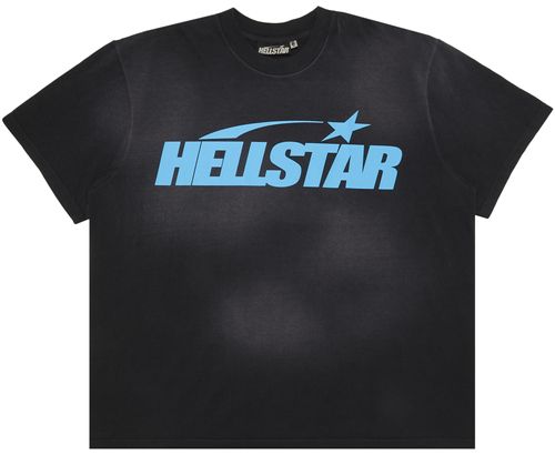 Hellstar Classic T-Shirt (Regular Print) 'Black/Blue'