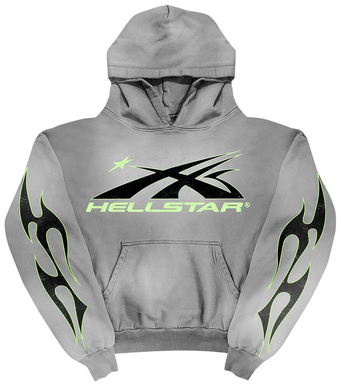 Hellstar Sports Core Logo Hoodie 'Grey'