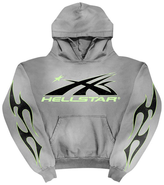 Hellstar Sports Core Logo Hoodie 'Grey'