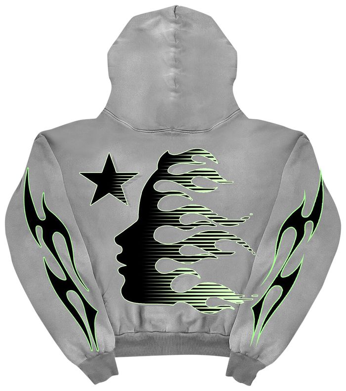 Hellstar Sports Core Logo Hoodie 'Grey'