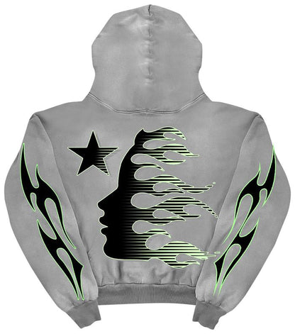 Hellstar Sports Core Logo Hoodie 'Grey'