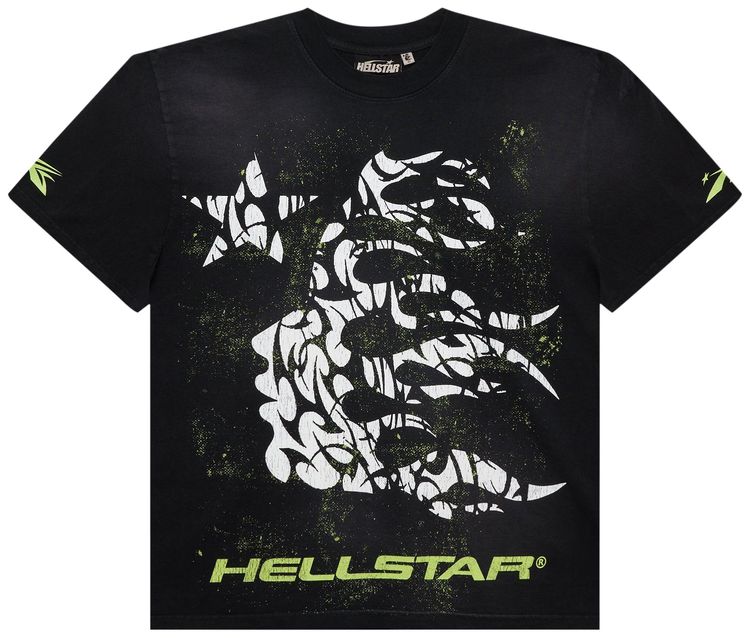 Hellstar Thorn Glitter T-Shirt 'Green'