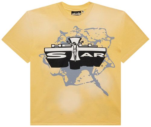 Hellstar Jesus T-Shirt 'Yellow'
