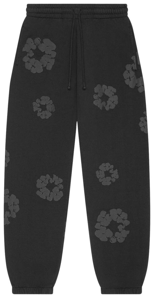 Denim Tears Mono Wreath Sweatpants 'Black'